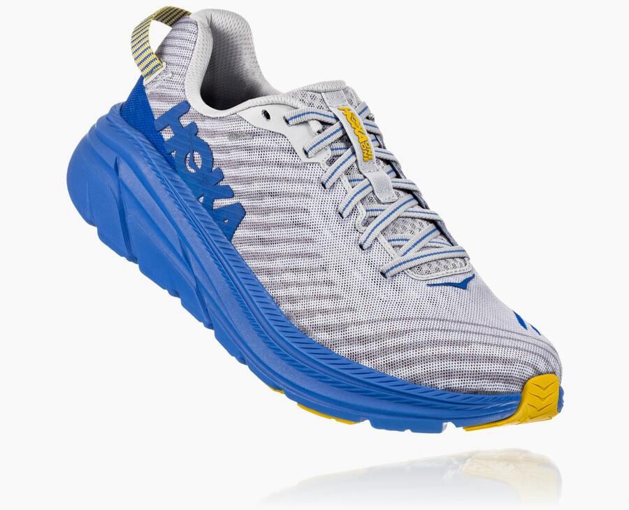 Hoka Australia One One Rincon - Mens Running Shoes Grey/Blue - OHLCS-3895